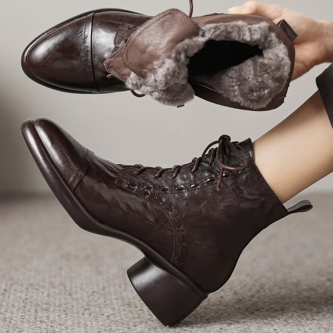 womens lined dress boots Black And Brown Fur Mepaouo will help you design your daily wear SAS Women's Duchess Black Smooth